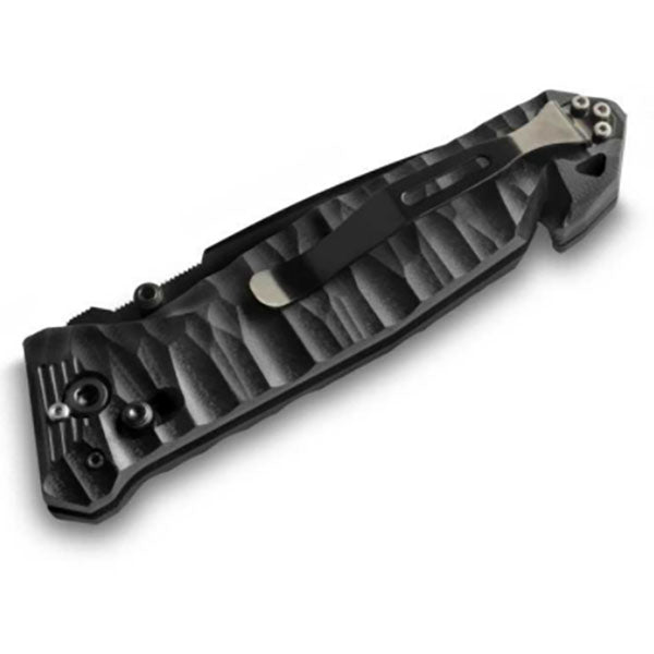 Coltello chiudibile CAC S200, affilatura liscia, nero