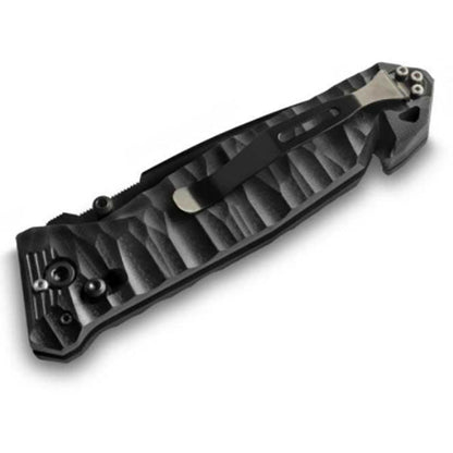 Coltello chiudibile CAC S200, affilatura liscia, nero