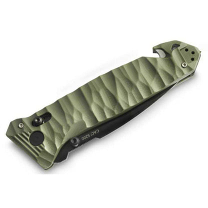 Couteau pliant CAC S200, meulage lisse, G10, kaki