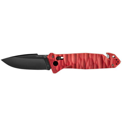 TB-OUTDOOR Klappmesser CAC S200, Glattschliff, G10, red