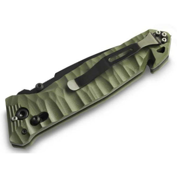 Couteau pliant TB-OUTDOOR CAC S200, lame dentelée, G10, kaki 