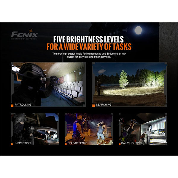 Torcia tattica a LED TK20R V2.0, 3.000 lumen, incl. batteria