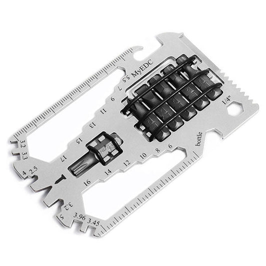 MyEDC Multitool POCKET CARD 29 in 1 con 6 punte