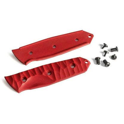 Coltello tattico MARAUDEUR G10, filo seghettato, rosso