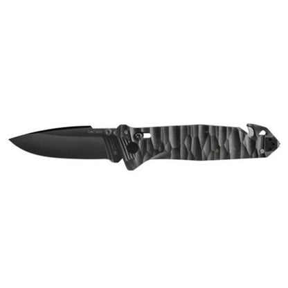 Couteau pliant CAC S200, meulage lisse, G10, noir