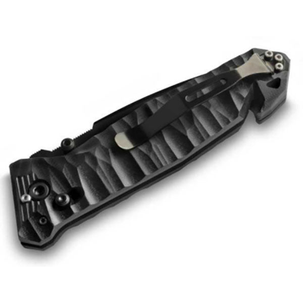 Couteau pliant CAC S200, meulage lisse, G10, noir