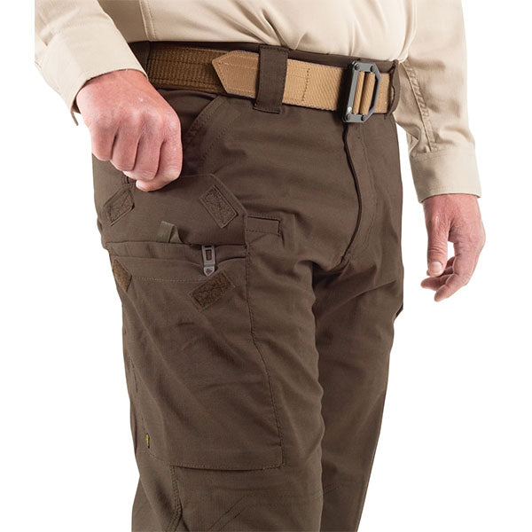 Pantalon tactique V2 pour homme, marron Kodiak