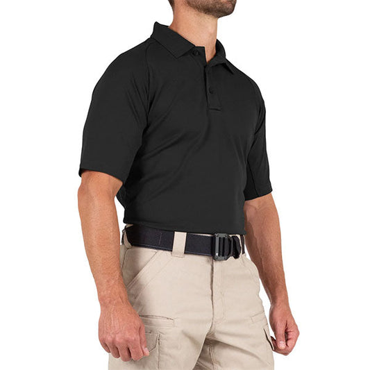 Polo HOMME PERFORMANCE SS POLO, noir