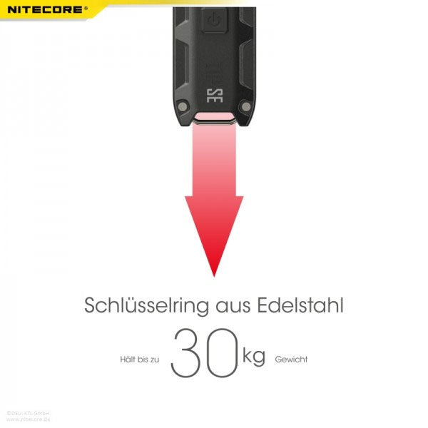 TORCHE LED TIP SE, 700 lumens (batterie incluse), noir