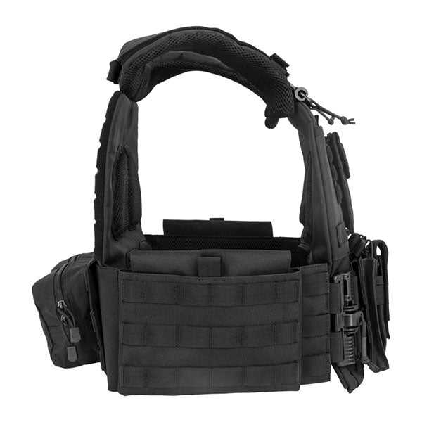 CHARLIE MIKE Plattenträger PROTEKTO QR LC, black