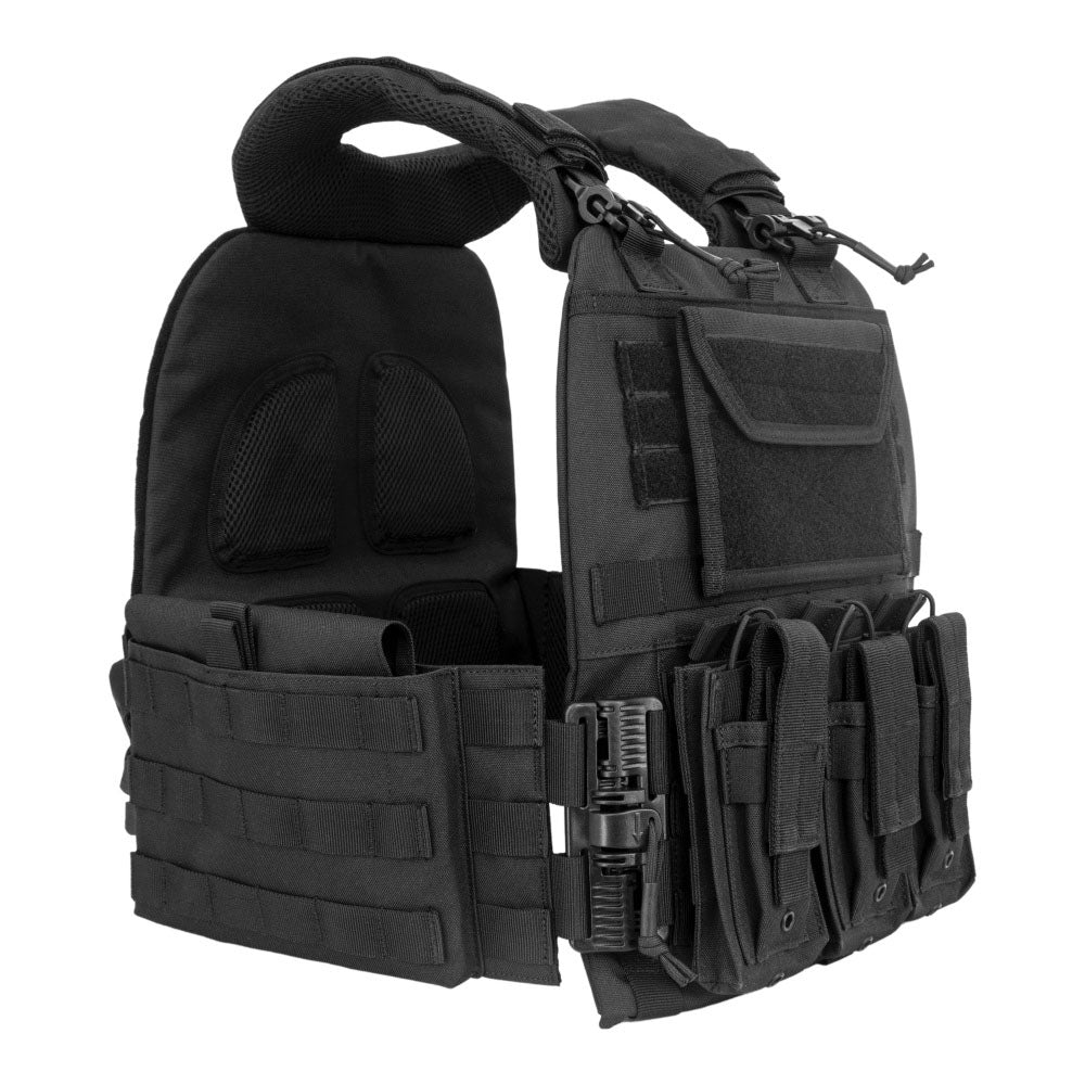 CHARLIE MIKE Plattenträger PROTEKTO QR LC, black