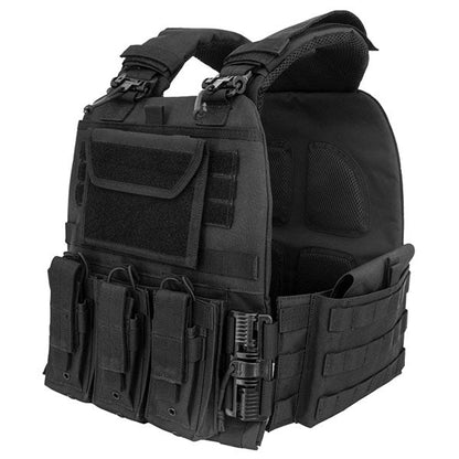 CHARLIE MIKE Plattenträger PROTEKTO QR LC, black