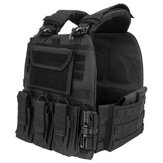 CHARLIE MIKE Plattenträger PROTEKTO QR LC, black