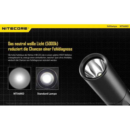 LAMPE DE POCHE LED MT06 MEDICAL - 180 lumens (sans piles)