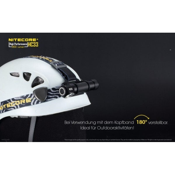 LED-STIRNLAMPE HC33 - 1'800 Lumen (inkl. Akku)