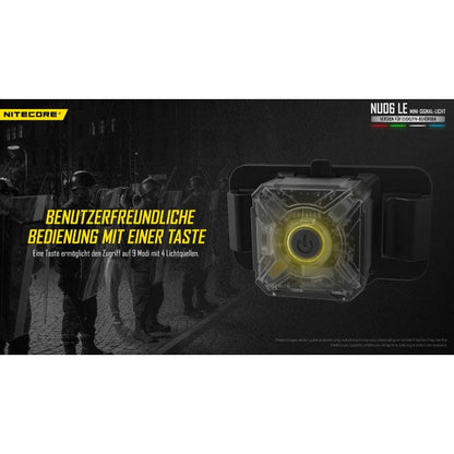 NITECORE LED-SIGNALLAMPE NU06LE - 15 Lumen (inkl. Akku)