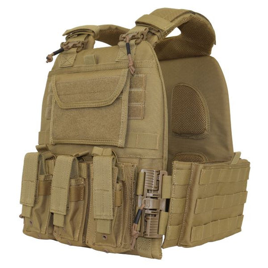 CHARLIE MIKE Plattenträger PROTEKTO QR LC, coyote