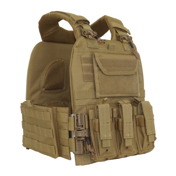 CHARLIE MIKE Plattenträger PROTEKTO QR LC, coyote