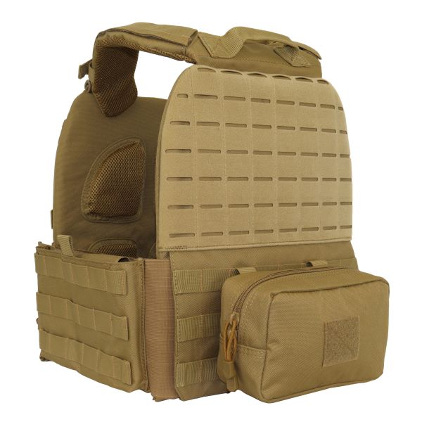 CHARLIE MIKE Plattenträger PROTEKTO QR LC, coyote
