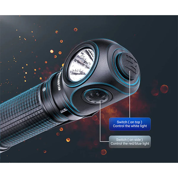 Lampe de poche tactique LED P10, 1 400 lumens (batterie incluse)