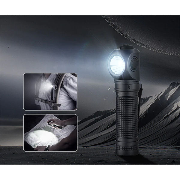Lampe de poche tactique LED P10, 1 400 lumens (batterie incluse)
