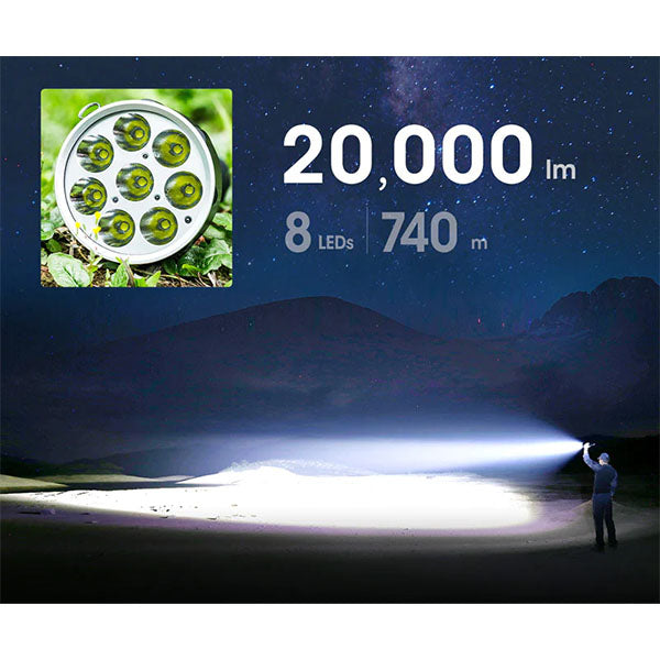 Projecteur LED SAINT TORCH 31, 20 000 lumens (batterie incluse)