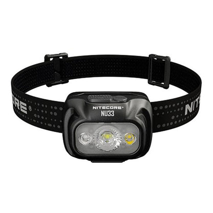 LAMPE FRONTALE LED NU33 USB - 700 lumens (batterie incluse), noire
