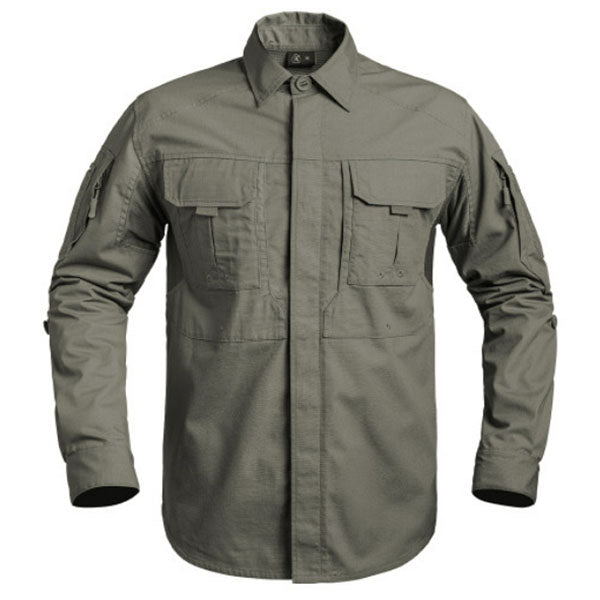 Langarm-Shirt FIGHTER, olive