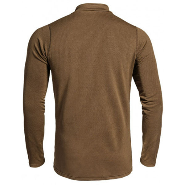 Chemise à manches longues THERMO PERFORMER SWEAT ZIP -10°C/-20°C, beige