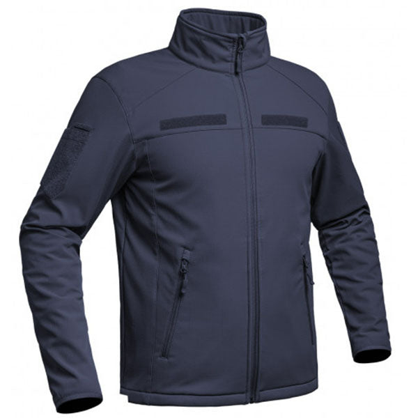 Veste softshell ripstop FIGHTER, bleu marine (version autorité)