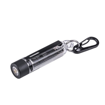 Porte-clés LED avec stroboscope, 365 nm UV, 700 lumens (batterie incluse) 