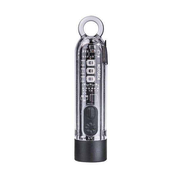 Porte-clés LED avec stroboscope, 365 nm UV, 700 lumens (batterie incluse) 