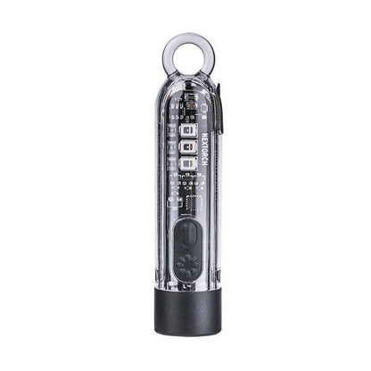 Porte-clés LED avec stroboscope, 365 nm UV, 700 lumens (batterie incluse) 
