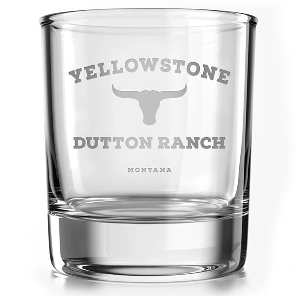 Bicchiere da whisky YELLOWSTONE DUTTON RANCH, 10 once