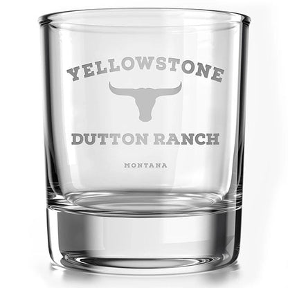 Bicchiere da whisky YELLOWSTONE DUTTON RANCH, 10 once