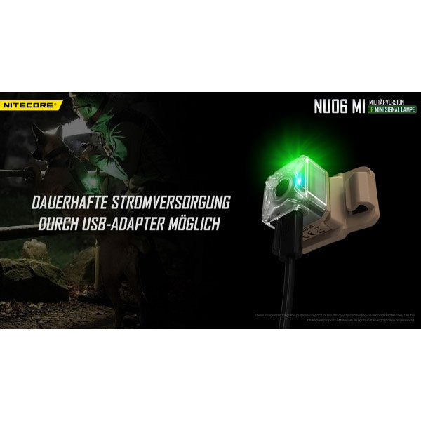 NITECORE taktische IR Mini-LED-TASCHENLAMPE NU06MI, inkl. Akku