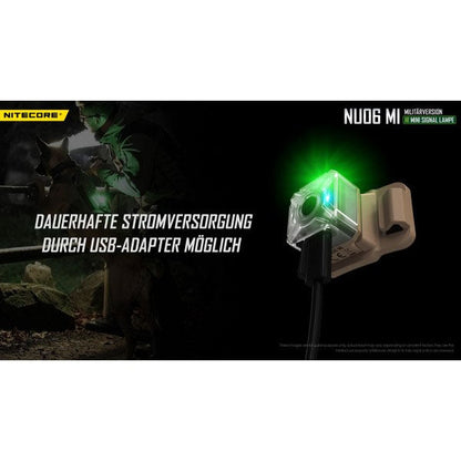 NITECORE taktische IR Mini-LED-TASCHENLAMPE NU06MI, inkl. Akku