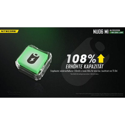 NITECORE taktische IR Mini-LED-TASCHENLAMPE NU06MI, inkl. Akku