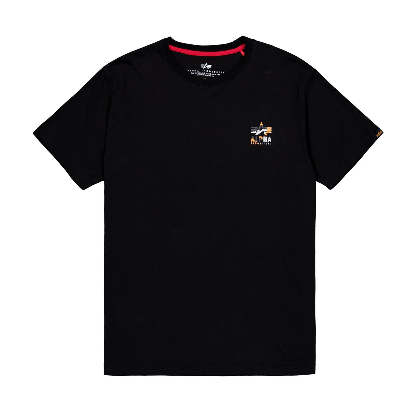 T-shirt con stampa sul retro e logo Puff 