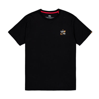T-shirt con stampa sul retro e logo Puff 