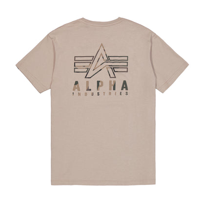 T-shirt con stampa sul retro e logo Puff 