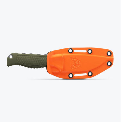 Outdoormesser Steep Country Dark Olive Santoprene Drop-Point