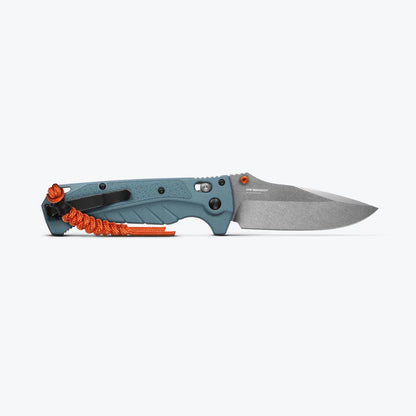 Klappmesser Adira Depth Blue Grivory Drop-Point