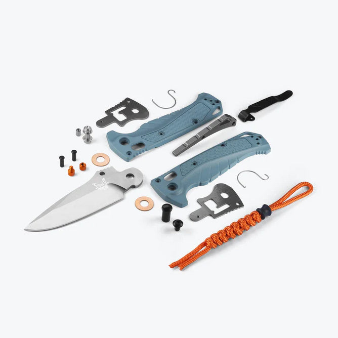 Klappmesser Mini Adira Depth Blue Grivory Drop-Point