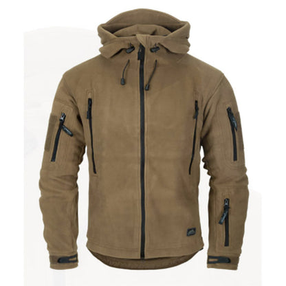 VESTE POLAIRE LOURDE PATRIOT, double polaire, coyote