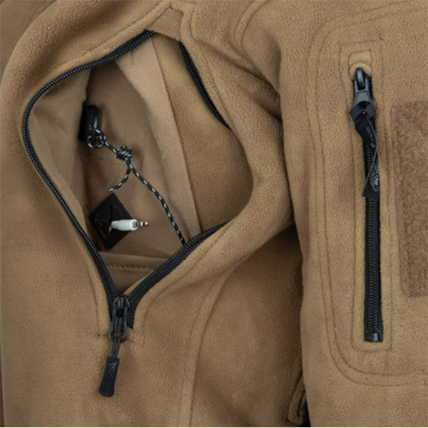 VESTE POLAIRE LOURDE PATRIOT, double polaire, coyote
