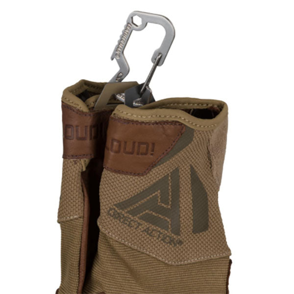 Guanti tattici GUANTI LEGGERI IN PELLE, marrone coyote