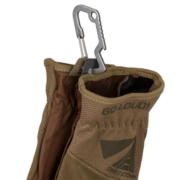 Gants tactiques HARD GLOVES LEATHER, marron coyote