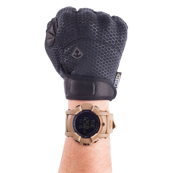 Gant tactique HOMME SLASH &amp; FLASH PROTECTIVE KNUCKLE GLOVE, noir