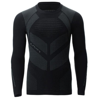 MAGLIA UOMO AMBITYON DEFENDER UW MANICA LUNGA, nera/antracite